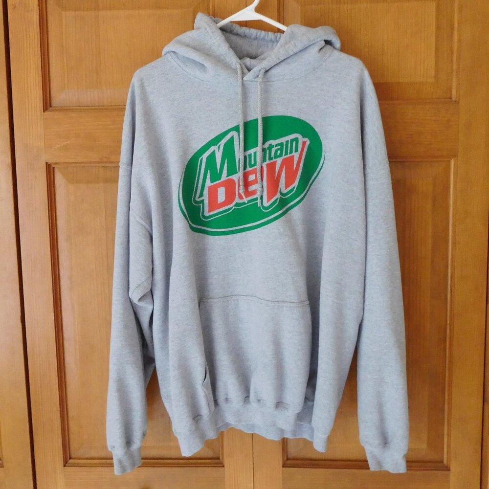Mountain Dew hoodie sweatshirt  (1999-2005 logo) size XL